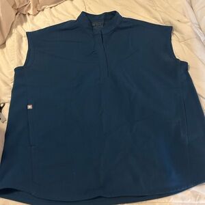 FIGS Women's Caribbean Blue Sleeveless Top